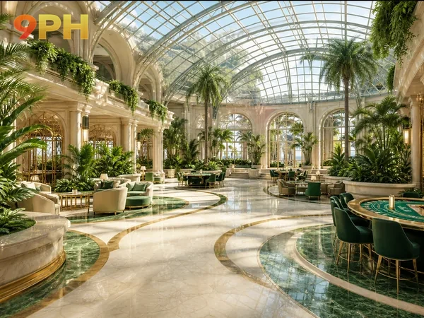 Professional live dealer dealing cards on PH44 Playtech Live